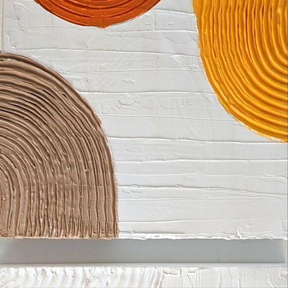 Textured Abstract Canvas x 3 - Picture 3 of 10